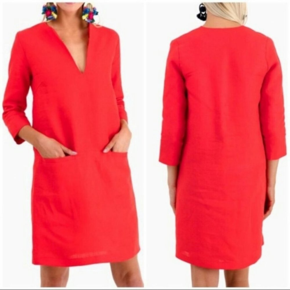 NWOT Emerson Fry Mod dress in red linen